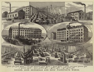 Obras de pianoforte de Messrs John Brinsmead and Sons